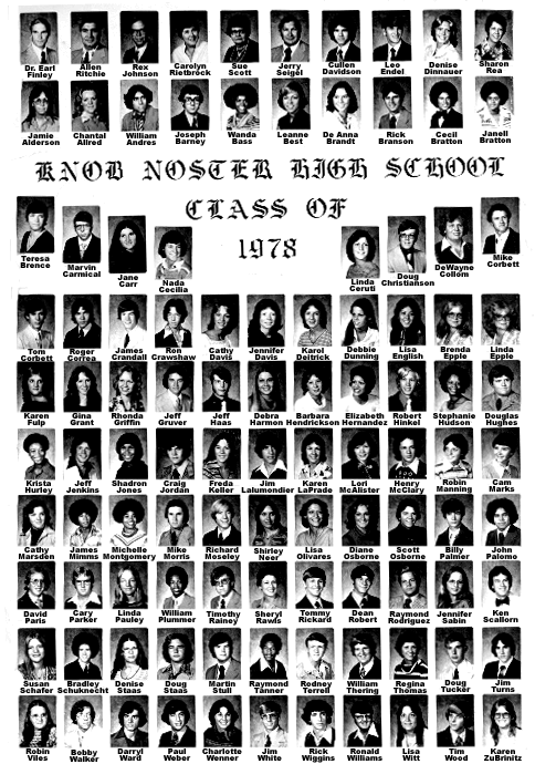 Introducing the Knob Noster class of 1978! Aren't they just the coolest?